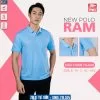 Áo Polo Thể Thao Ram Màu Xanh Thiên Thanh