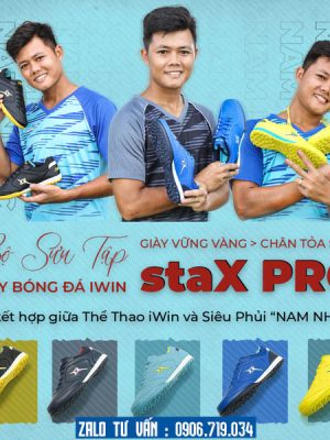 Giày Đá Bóng Iwin Stax Pro ft Nam Nhóc 2023 Với 5 Màu Cực Chất