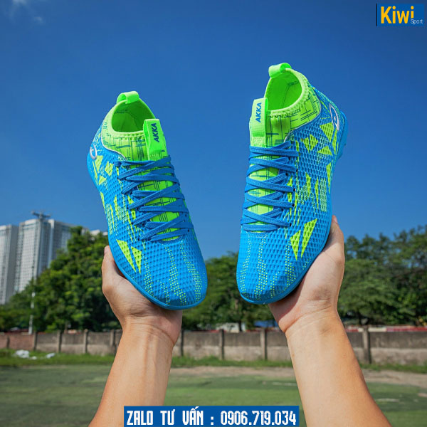 Giày đá bóng cỏ nhân tạo Akka Touch 1.0 màu xanh biển