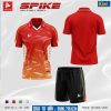 Áo bóng chuyền nam Spike màu đỏ