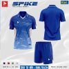 Áo bóng chuyền nam Spike màu xanh bích