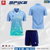 Áo bóng chuyền nam Spike màu xanh biển rất đẹp