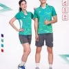 Bộ quần áo bóng chuyền nữ Spike màu xanh lý