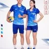 Bộ đồ bóng chuyền nữ Spike màu xanh bích