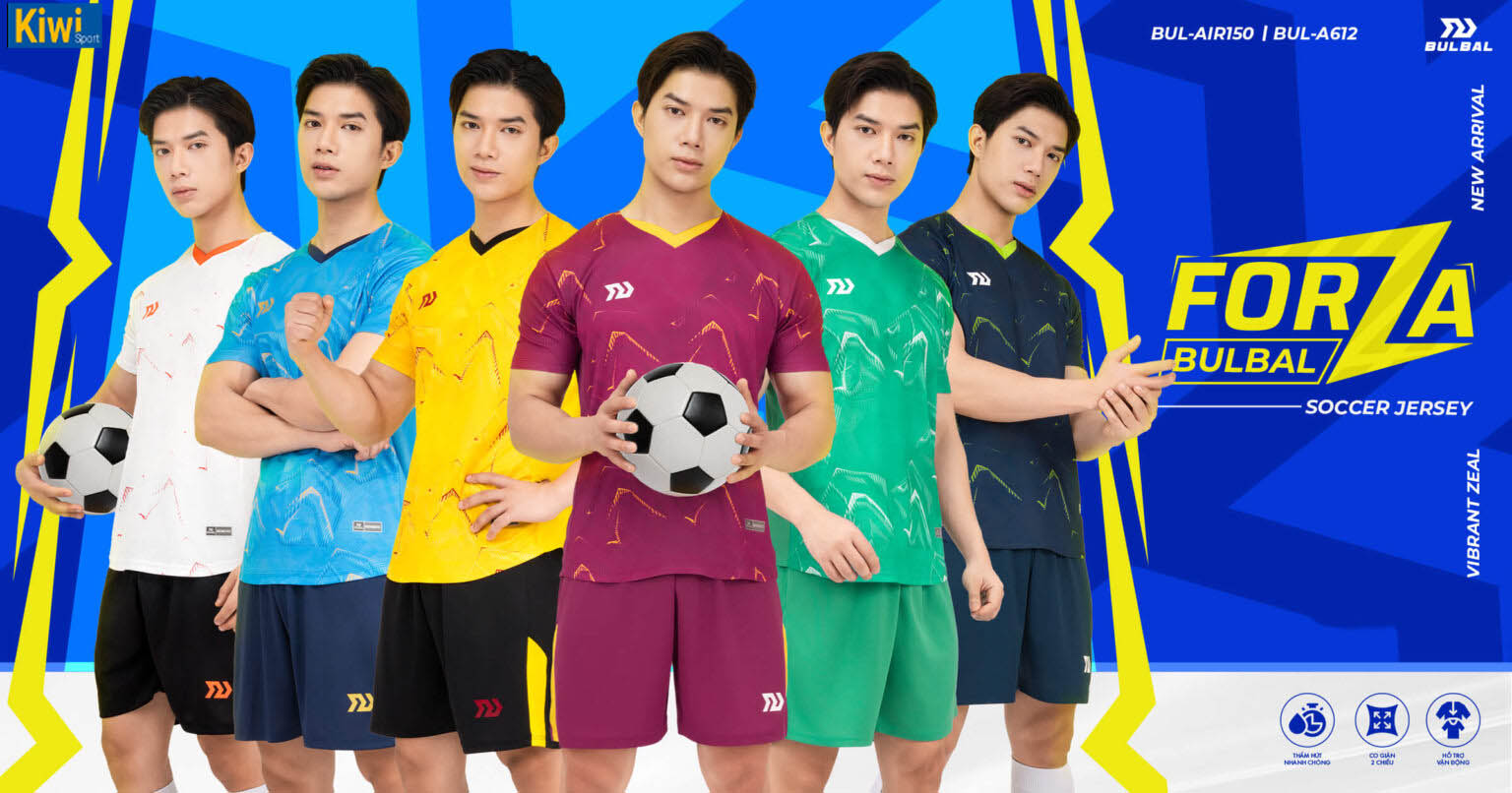 Bộ Áo Đá Banh Không Logo Forza 2024 Cực Chất