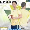Áo bóng đá không logo CP03 màu vàng trẻ trung