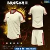 Áo đá bóng không logo Dragon II màu kem