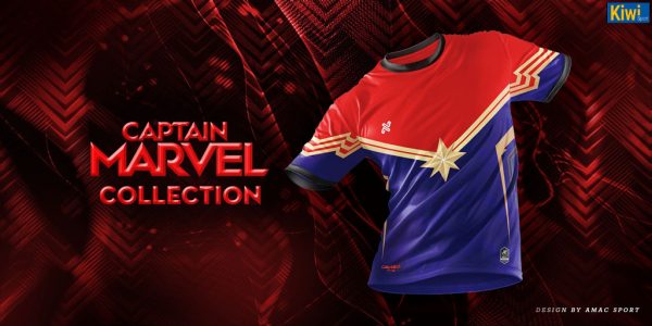 Áo Bóng Đá Captain Marvel Full 7 Màu Ấn Tượng