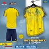 Áo bóng đá không logo Interknit màu vàng