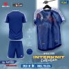 Áo bóng đá không logo Interknit màu xanh bích
