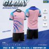 Áo đá bóng không logo Glory màu hồng