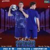 Áo bóng đá không logo Striker màu tím than