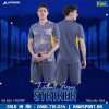 Áo bóng đá không logo Striker màu xám