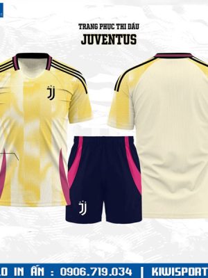 Áo Bóng Đá CLB Juventus 2024 - 2025 Màu Kem Sữa Cực Đẹp