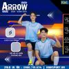 Áo bóng đá không logo Arrow màu xám ấn tượng