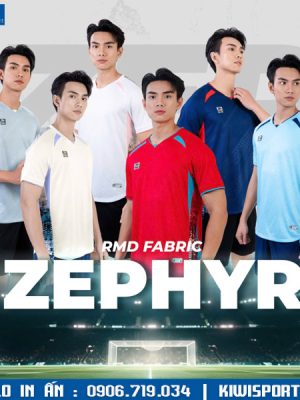 Mẫu Áo Bóng Đá Không Logo Zephyr Trẻ Trung Full 6 Màu