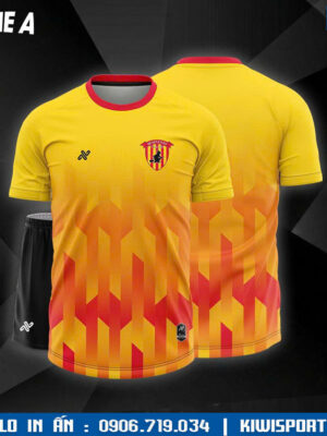 Áo Bóng Đá CLB Benevento 2026 Màu Vàng Cam Nổi Bật