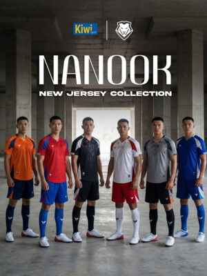 Mẫu áo bóng đá không logo Nanook 2026 trẻ trung